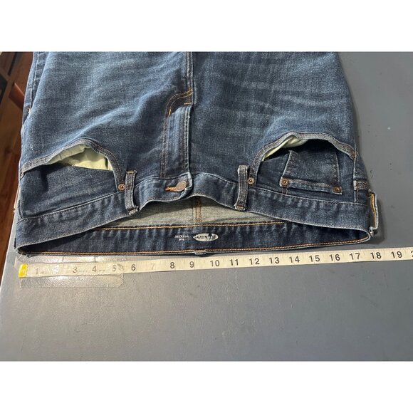 Old Navy Mens Slim Built-In Flex Jeans 36X34 Dark Wash Denim - Picture 2 of 11